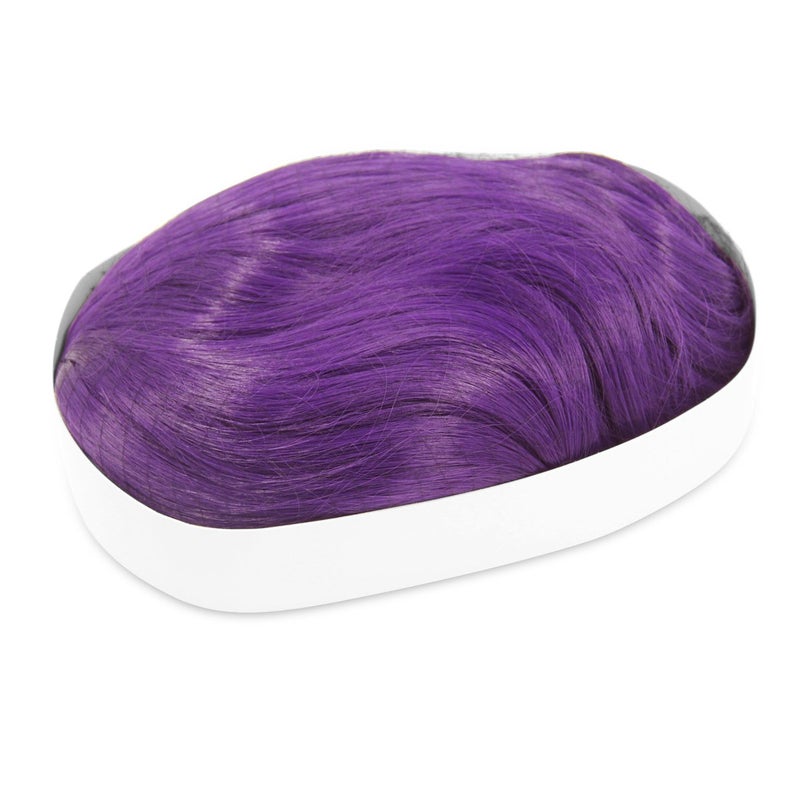 EmaxDesign Wigs 32 inch Wavy Curly Cosplay Wig With Wig Cap and Comb (Dark Purple) - Image 2